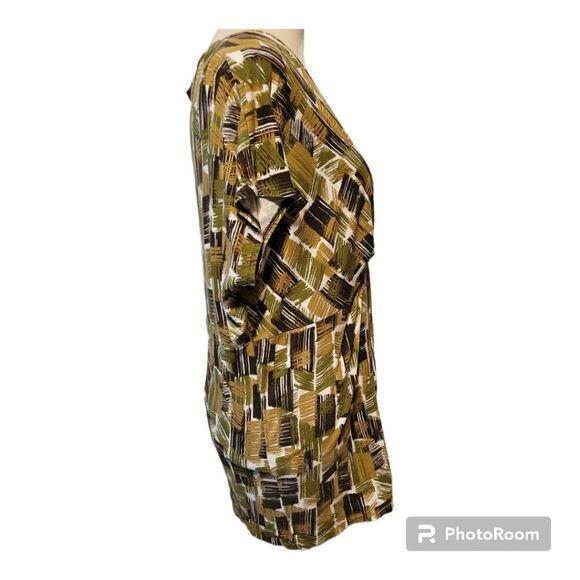 New York and Co. Patterned Women's Blouse Size XL - Picture 2 of 5